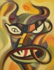 Paintings, Oil on canvas, Mummer