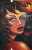Paintings, Oil on wood, Split mind 2